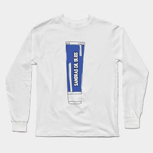 Deep Blue Rub Logo! Long Sleeve T-Shirt